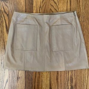 Joie Leather Skirt